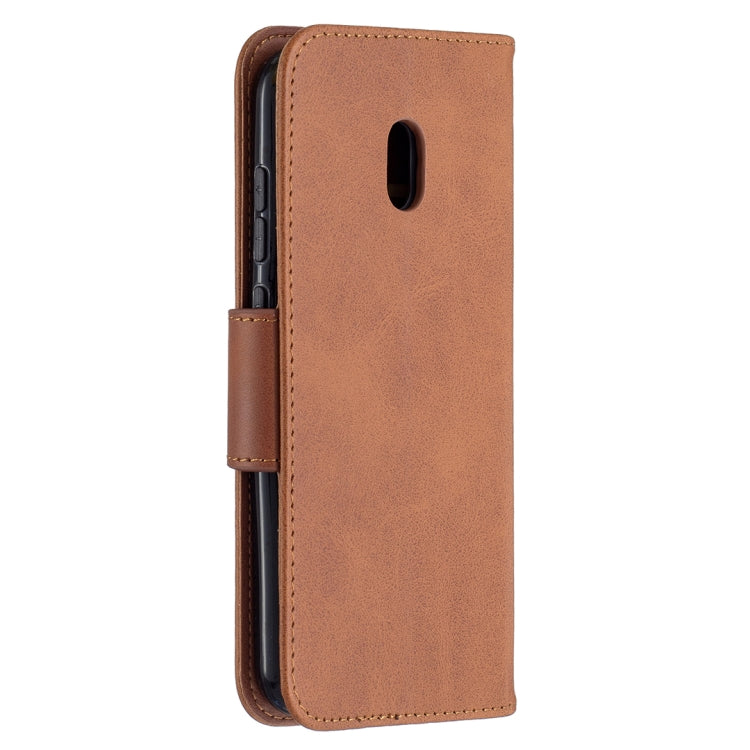 For Nokia C1 Plus Retro Lambskin Texture Pure Color Horizontal Flip PU Leather Case with Holder & Card Slots & Wallet & Lanyard