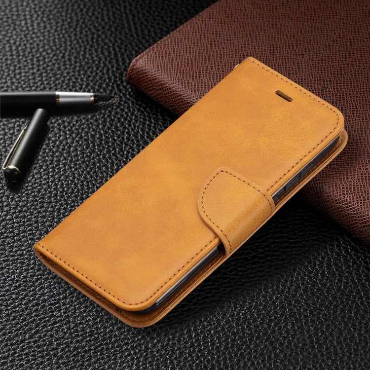 For Nokia C1 Plus Retro Lambskin Texture Pure Color Horizontal Flip PU Leather Case with Holder & Card Slots & Wallet & Lanyard