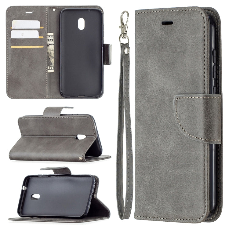 For Nokia C1 Plus Retro Lambskin Texture Pure Color Horizontal Flip PU Leather Case with Holder & Card Slots & Wallet & Lanyard