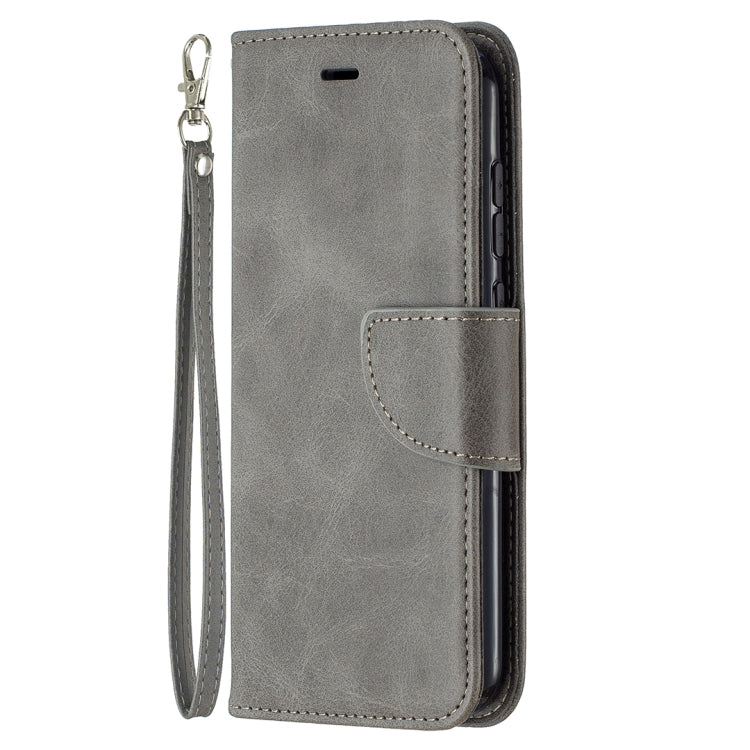 For Nokia C1 Plus Retro Lambskin Texture Pure Color Horizontal Flip PU Leather Case with Holder & Card Slots & Wallet & Lanyard