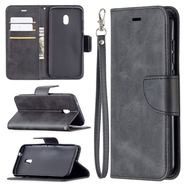 For Nokia C1 Plus Retro Lambskin Texture Pure Color Horizontal Flip PU Leather Case with Holder & Card Slots & Wallet & Lanyard