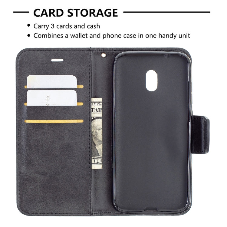 For Nokia C1 Plus Retro Lambskin Texture Pure Color Horizontal Flip PU Leather Case with Holder & Card Slots & Wallet & Lanyard