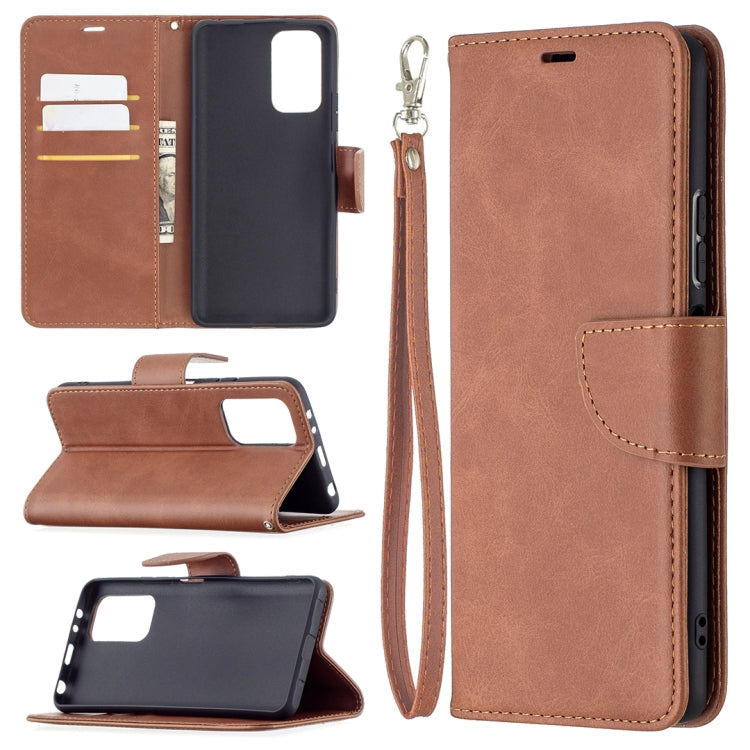 For Xiaomi Redmi Note 10 Pro Retro Lambskin Texture Pure Color Horizontal Flip PU Leather Case with Holder & Card Slots & Wallet & Lanyard
