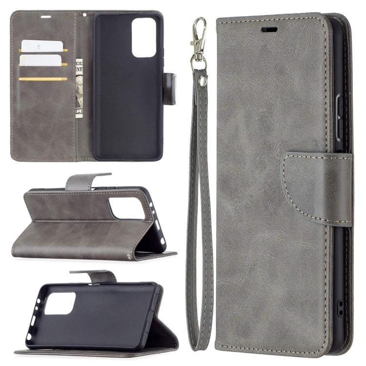 For Xiaomi Redmi Note 10 Pro Retro Lambskin Texture Pure Color Horizontal Flip PU Leather Case with Holder & Card Slots & Wallet & Lanyard