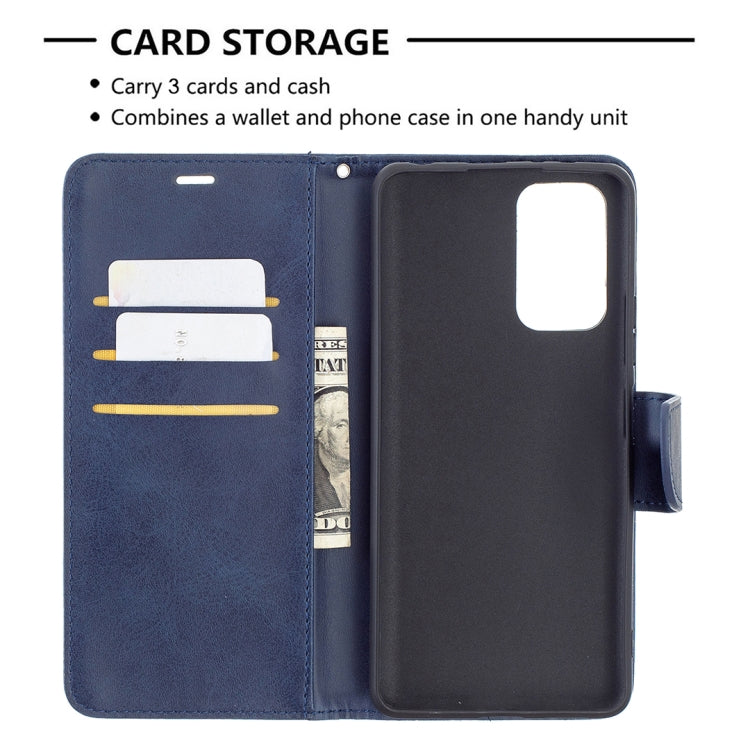 For Xiaomi Redmi Note 10 Pro Retro Lambskin Texture Pure Color Horizontal Flip PU Leather Case with Holder & Card Slots & Wallet & Lanyard