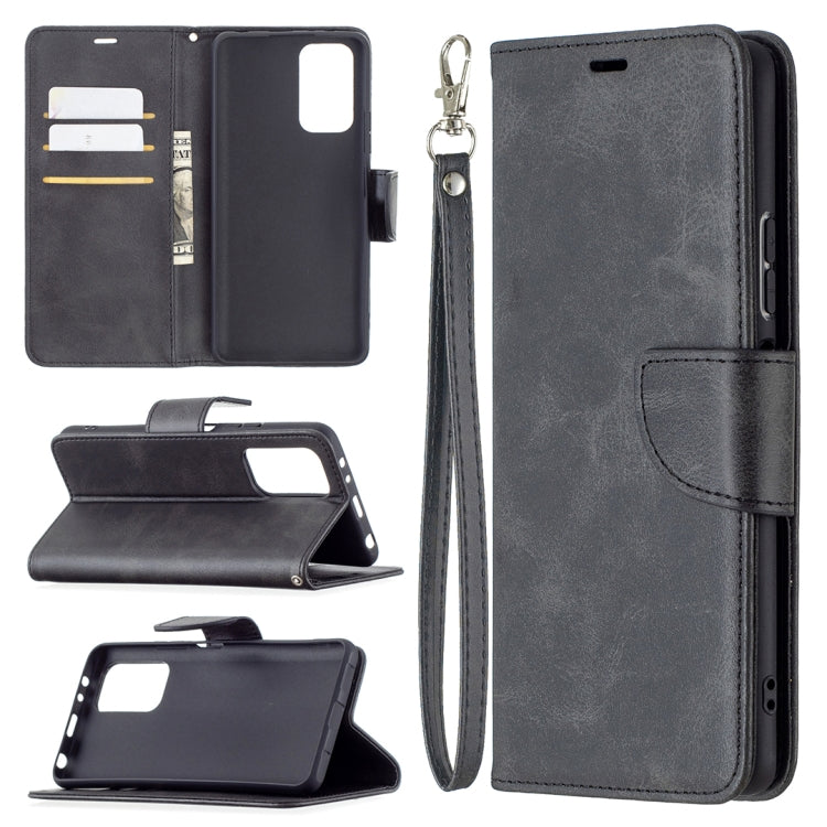 For Xiaomi Redmi Note 10 Pro Retro Lambskin Texture Pure Color Horizontal Flip PU Leather Case with Holder & Card Slots & Wallet & Lanyard