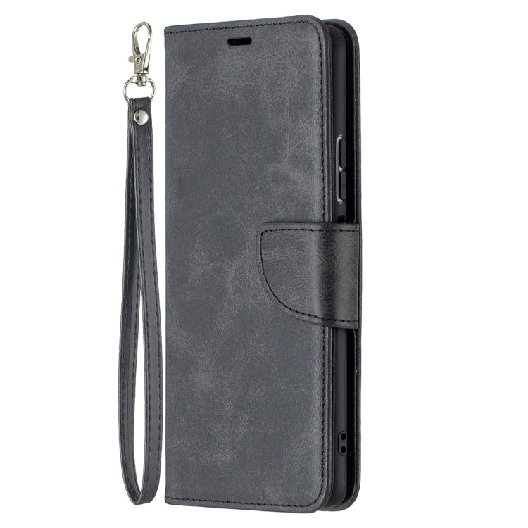For Xiaomi Redmi Note 10 Pro Retro Lambskin Texture Pure Color Horizontal Flip PU Leather Case with Holder & Card Slots & Wallet & Lanyard