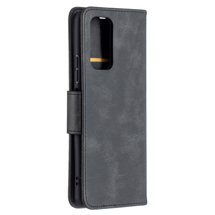 For Xiaomi Redmi Note 10 Pro Retro Lambskin Texture Pure Color Horizontal Flip PU Leather Case with Holder & Card Slots & Wallet & Lanyard