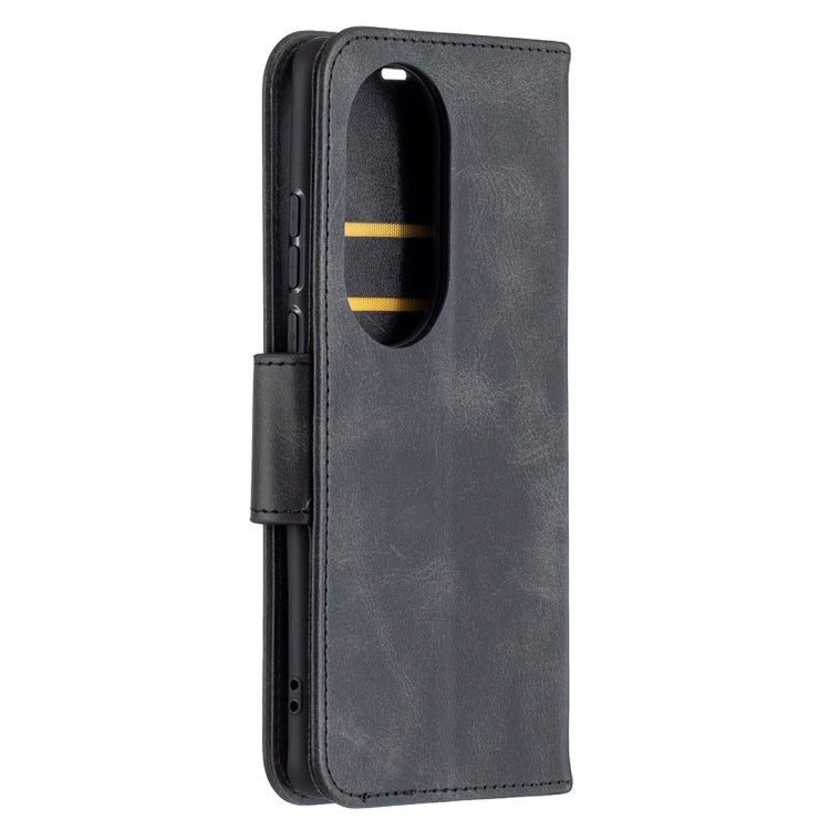 For Huawei P50 Pro Retro Lambskin Texture Pure Color Horizontal Flip PU Leather Case with Holder & Card Slots & Wallet & Lanyard