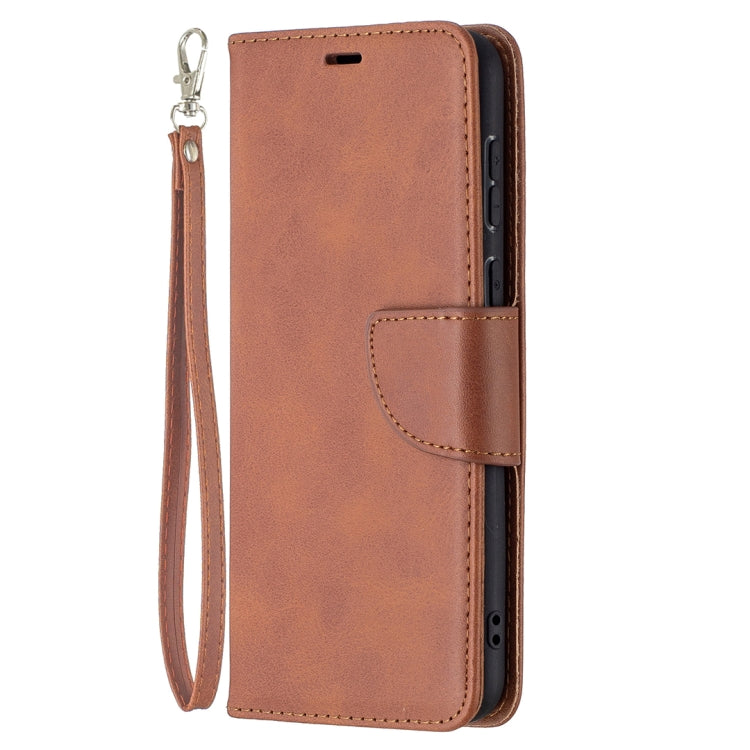 For Huawei P50 Retro Lambskin Texture Pure Color Horizontal Flip PU Leather Case with Holder & Card Slots & Wallet & Lanyard