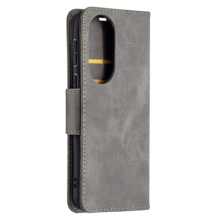 For Huawei P50 Retro Lambskin Texture Pure Color Horizontal Flip PU Leather Case with Holder & Card Slots & Wallet & Lanyard