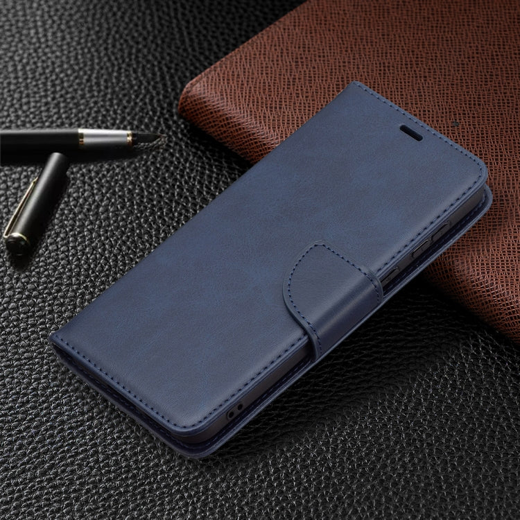 For Huawei P50 Retro Lambskin Texture Pure Color Horizontal Flip PU Leather Case with Holder & Card Slots & Wallet & Lanyard