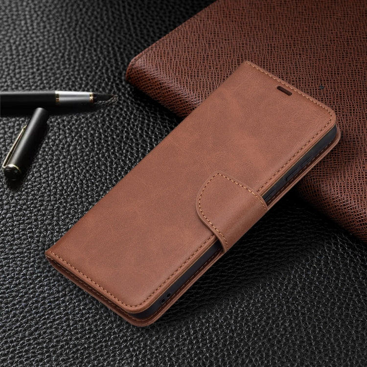 For Samsung Galaxy A02 Retro Lambskin Texture Pure Color Horizontal Flip PU Leather Case with Holder & Card Slots & Wallet & Lanyard