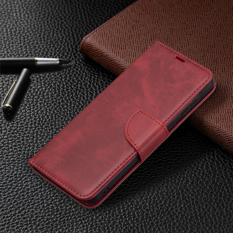 For Samsung Galaxy A02 Retro Lambskin Texture Pure Color Horizontal Flip PU Leather Case with Holder & Card Slots & Wallet & Lanyard