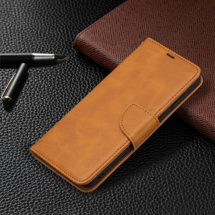 For Samsung Galaxy A02 Retro Lambskin Texture Pure Color Horizontal Flip PU Leather Case with Holder & Card Slots & Wallet & Lanyard