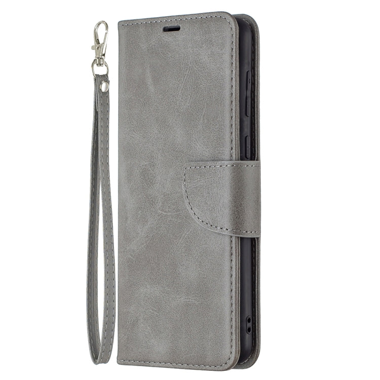 For Samsung Galaxy A02 Retro Lambskin Texture Pure Color Horizontal Flip PU Leather Case with Holder & Card Slots & Wallet & Lanyard