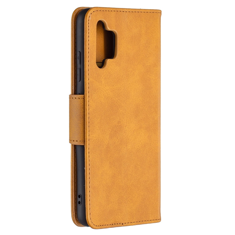 For Samsung Galaxy A32 4G Retro Lambskin Texture Pure Color Horizontal Flip PU Leather Case with Holder & Card Slots & Wallet & Lanyard