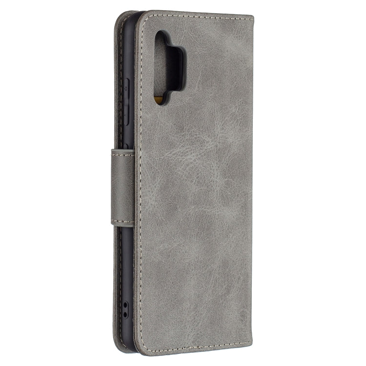 For Samsung Galaxy A32 4G Retro Lambskin Texture Pure Color Horizontal Flip PU Leather Case with Holder & Card Slots & Wallet & Lanyard
