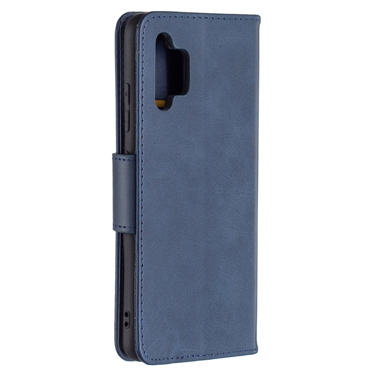 For Samsung Galaxy A32 4G Retro Lambskin Texture Pure Color Horizontal Flip PU Leather Case with Holder & Card Slots & Wallet & Lanyard