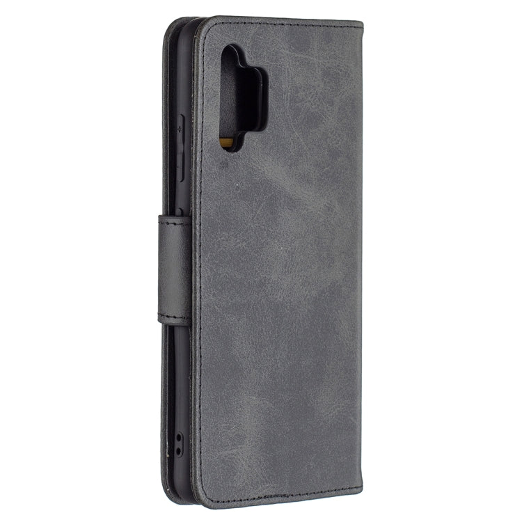 For Samsung Galaxy A32 4G Retro Lambskin Texture Pure Color Horizontal Flip PU Leather Case with Holder & Card Slots & Wallet & Lanyard