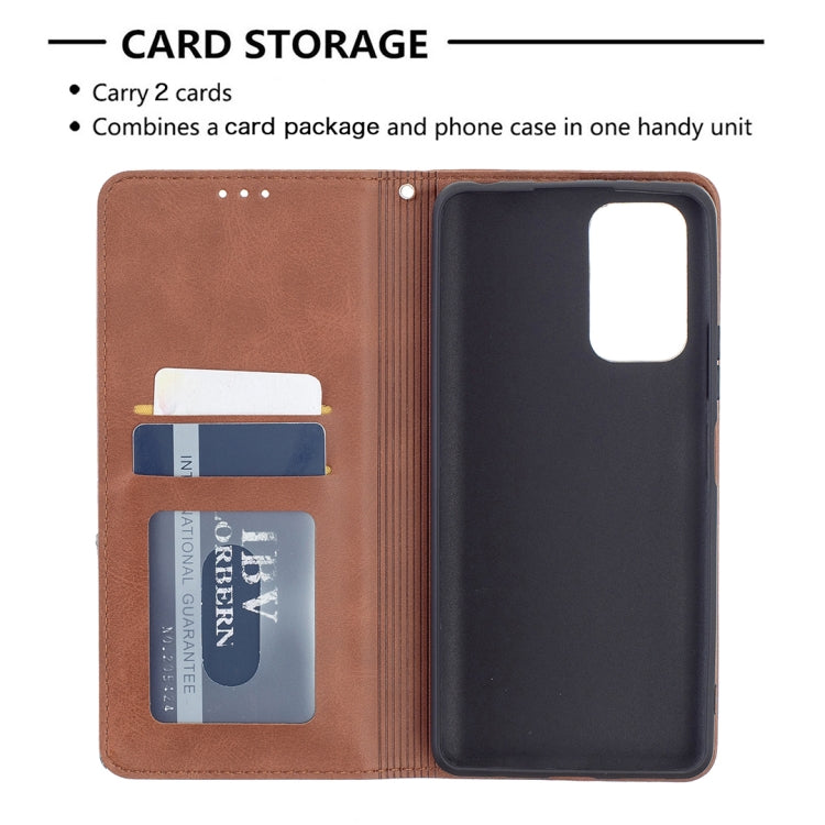 For Xiaomi Redmi Note 10 Pro Rhombus Texture Horizontal Flip Magnetic Leather Case with Holder & Card Slots