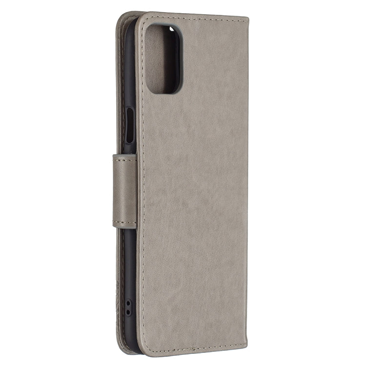 For LG K42 Two Butterflies Embossing Pattern Horizontal Flip Leather Case with Holder & Card Slot & Wallet & Lanyard