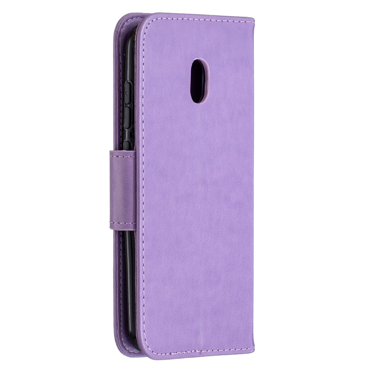 For Nokia C1 Plus Two Butterflies Embossing Pattern Horizontal Flip Leather Case with Holder & Card Slot & Wallet & Lanyard