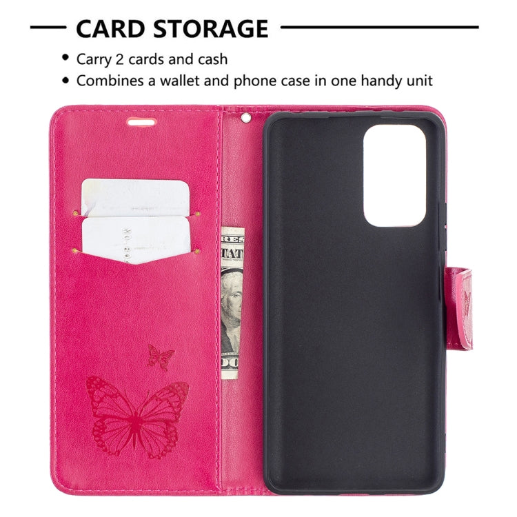 For Xiaomi Redmi Note 10 Pro Two Butterflies Embossing Pattern Horizontal Flip Leather Case with Holder & Card Slot & Wallet & Lanyard
