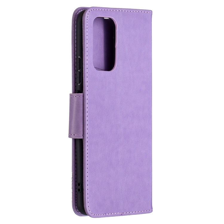 For Xiaomi Redmi Note 10 Pro Two Butterflies Embossing Pattern Horizontal Flip Leather Case with Holder & Card Slot & Wallet & Lanyard