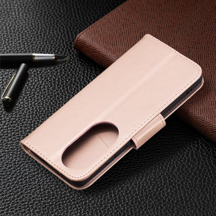 For Huawei P50 Pro Two Butterflies Embossing Pattern Horizontal Flip Leather Case with Holder & Card Slot & Wallet & Lanyard