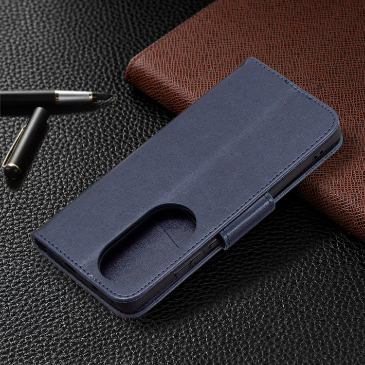 For Huawei P50 Pro Two Butterflies Embossing Pattern Horizontal Flip Leather Case with Holder & Card Slot & Wallet & Lanyard