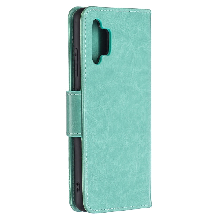 For Samsung Galaxy A32 4G Two Butterflies Embossing Pattern Horizontal Flip Leather Case with Holder & Card Slot & Wallet & Lanyard