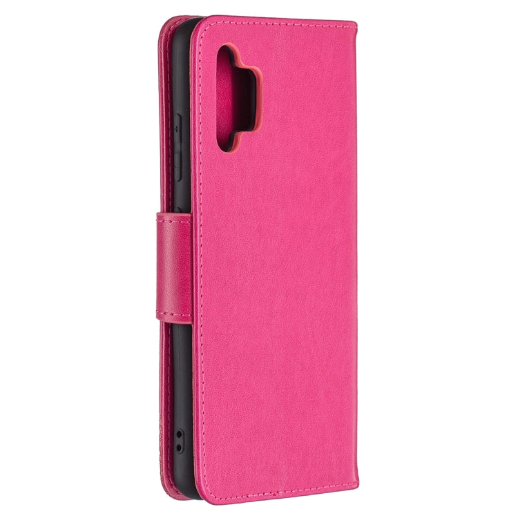 For Samsung Galaxy A32 4G Two Butterflies Embossing Pattern Horizontal Flip Leather Case with Holder & Card Slot & Wallet & Lanyard