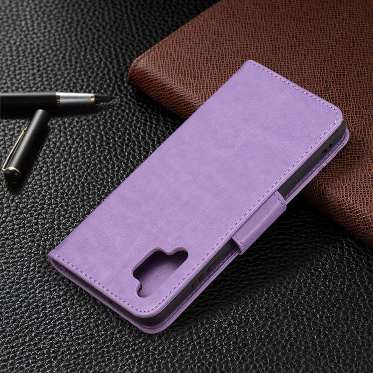For Samsung Galaxy A32 4G Two Butterflies Embossing Pattern Horizontal Flip Leather Case with Holder & Card Slot & Wallet & Lanyard