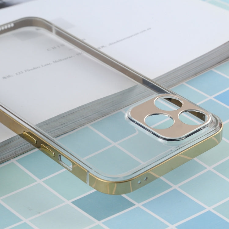 For iPhone 12 mini Stainless Steel + Acrylic Protective Case