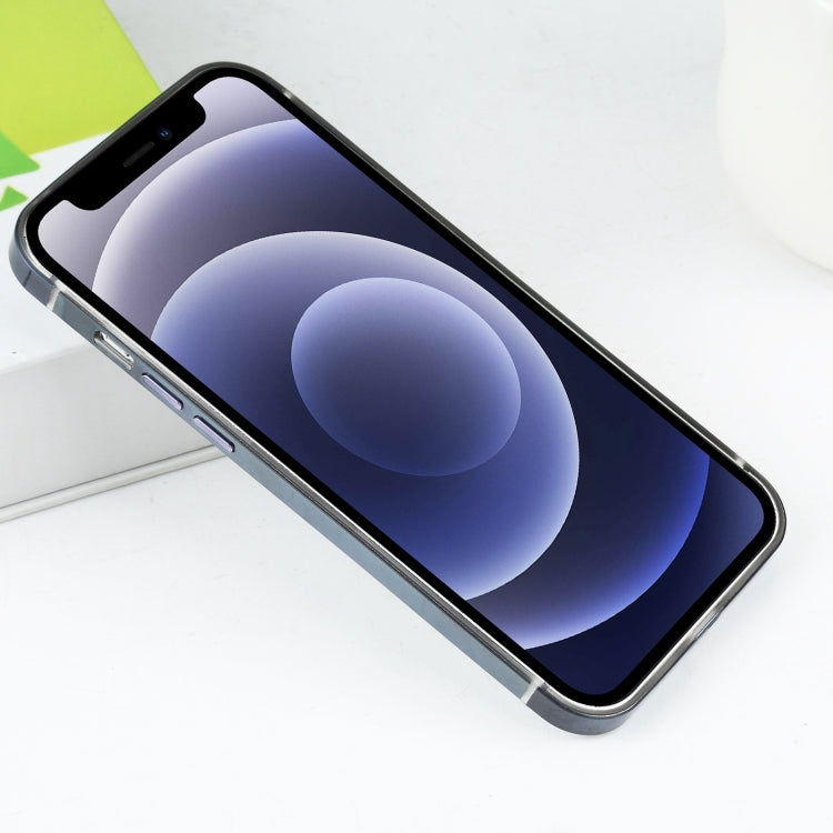 For iPhone 12 mini Stainless Steel + Acrylic Protective Case