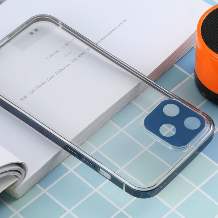 For iPhone 12 mini Stainless Steel + Acrylic Protective Case