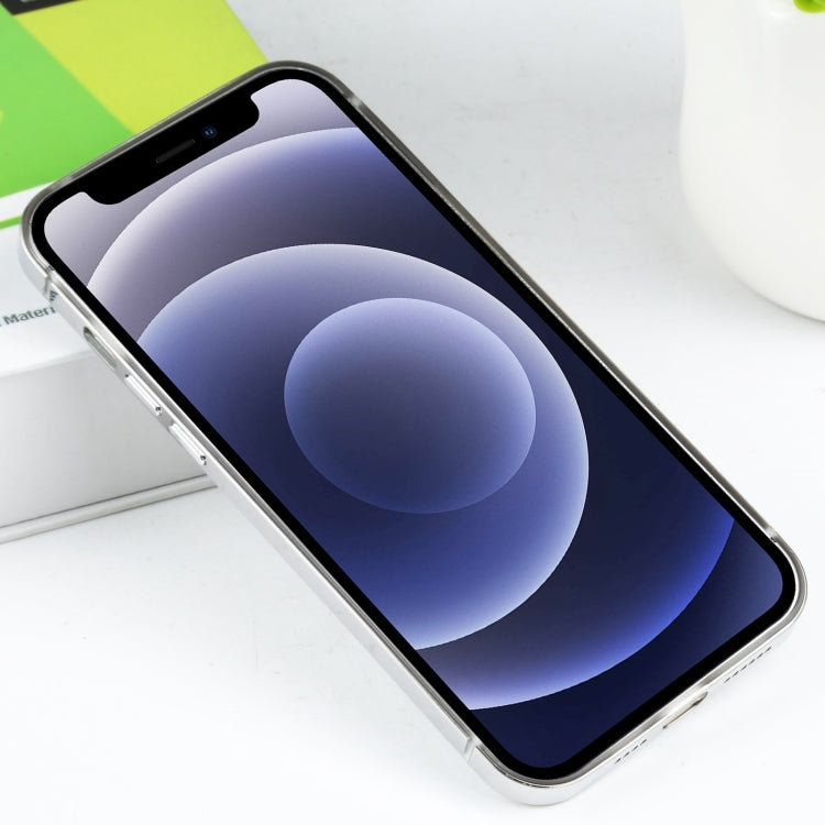 For iPhone 12 mini Stainless Steel + Acrylic Protective Case