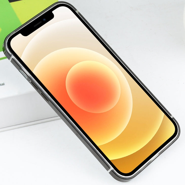 For iPhone 12 / 12 Pro Stainless Steel + Acrylic Protective Case
