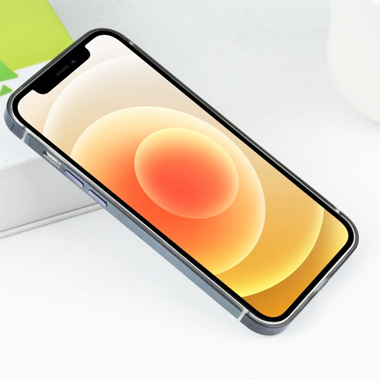 For iPhone 12 / 12 Pro Stainless Steel + Acrylic Protective Case