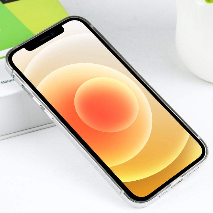 For iPhone 12 / 12 Pro Stainless Steel + Acrylic Protective Case