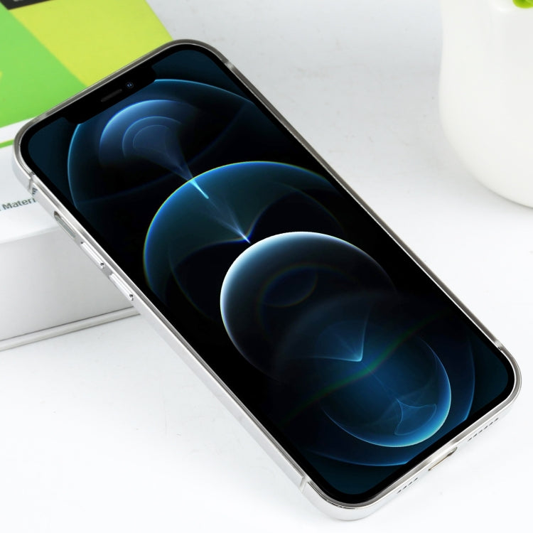 For iPhone 12 Pro Max Stainless Steel + Acrylic Protective Case