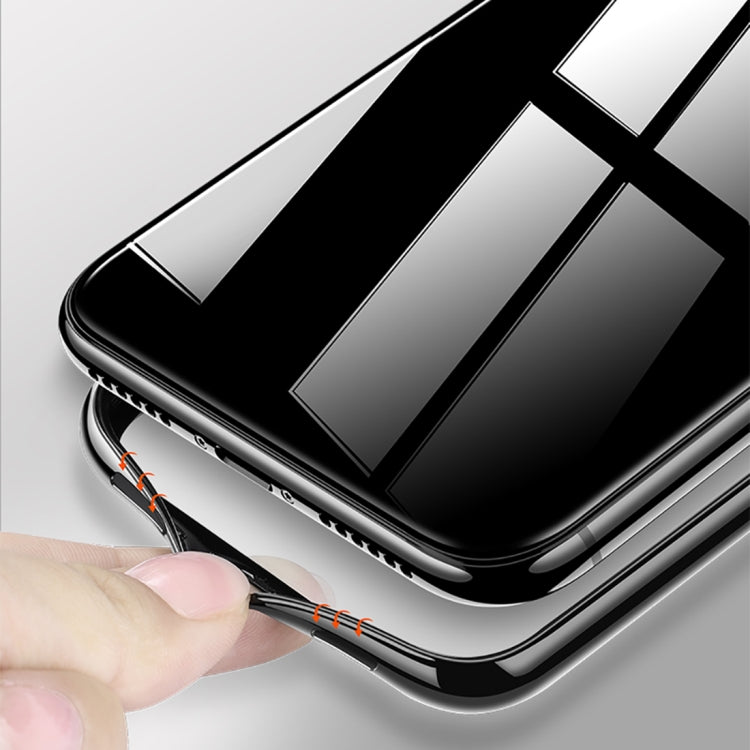 For iPhone 11 CAFELE Crystal Transparent Series Explosion-proof Soft Edge 6D Curved Tempered Glass Case