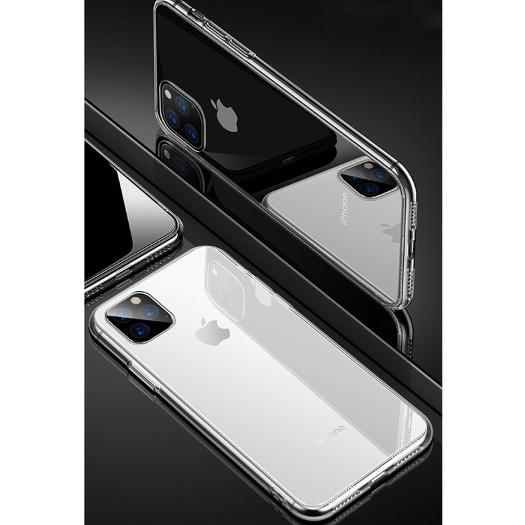 For iPhone 11 CAFELE Crystal Transparent Series Explosion-proof Soft Edge 6D Curved Tempered Glass Case