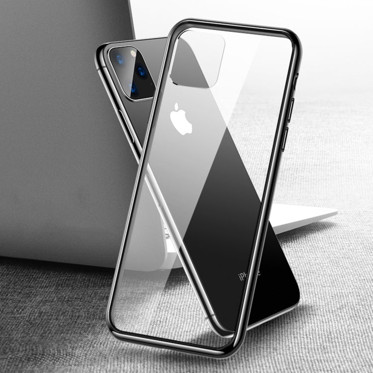 For iPhone 11 Pro CAFELE Crystal Transparent Series Explosion-proof Soft Edge 6D Curved Tempered Glass Case