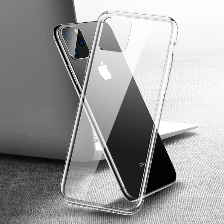 For iPhone 11 Pro CAFELE Crystal Transparent Series Explosion-proof Soft Edge 6D Curved Tempered Glass Case