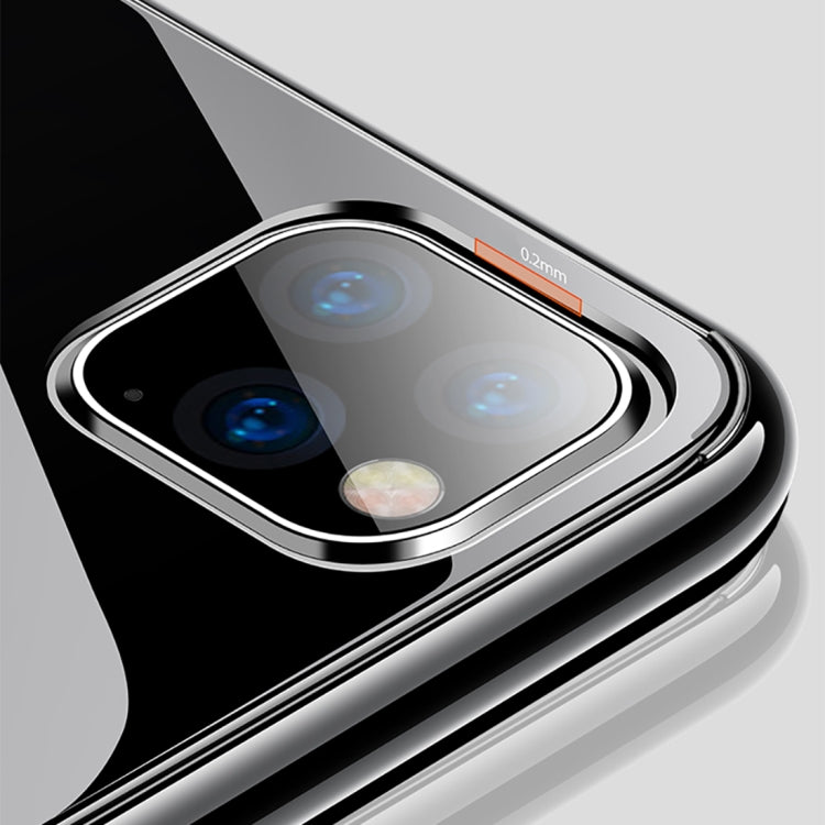 For iPhone 11 Pro Max CAFELE Crystal Transparent Series Explosion-proof Soft Edge 6D Curved Tempered Glass Case