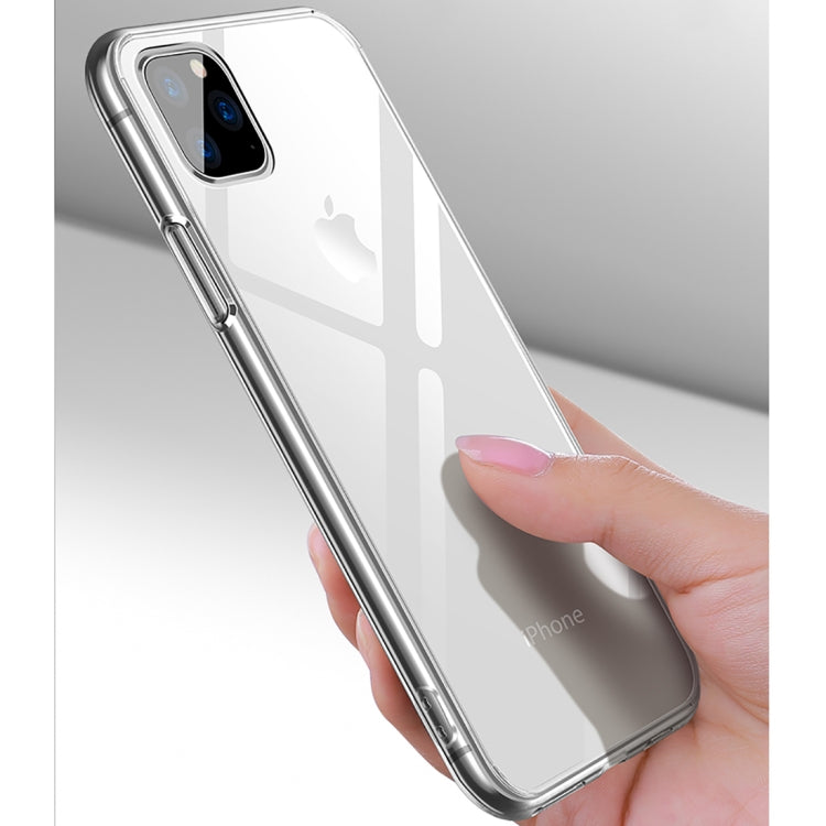 For iPhone 11 Pro Max CAFELE Crystal Transparent Series Explosion-proof Soft Edge 6D Curved Tempered Glass Case