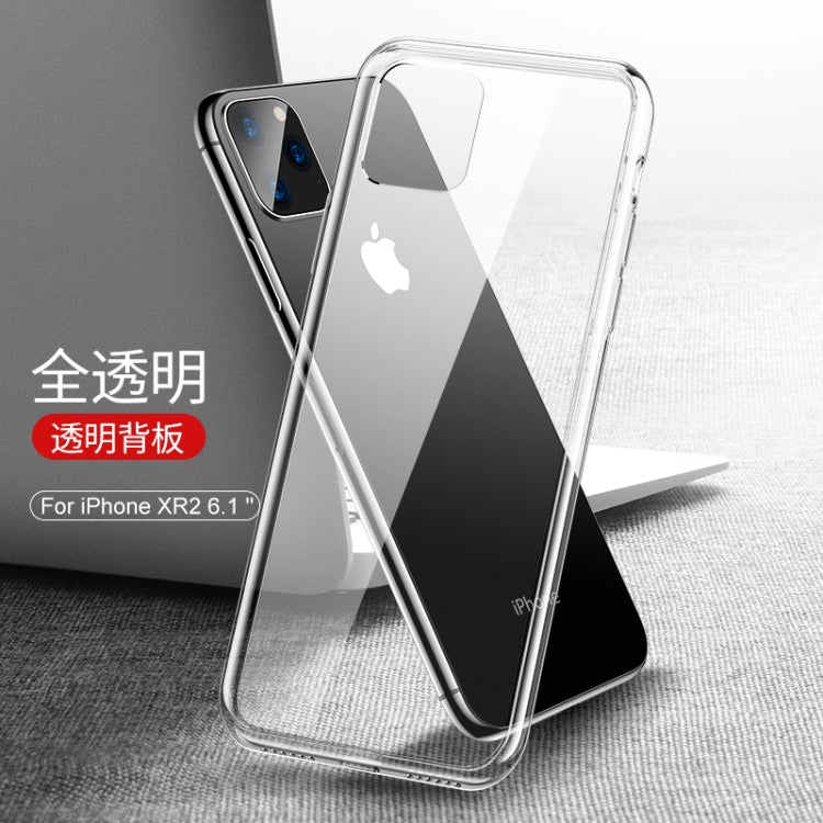 For iPhone 11 Pro Max CAFELE Crystal Transparent Series Explosion-proof Soft Edge 6D Curved Tempered Glass Case