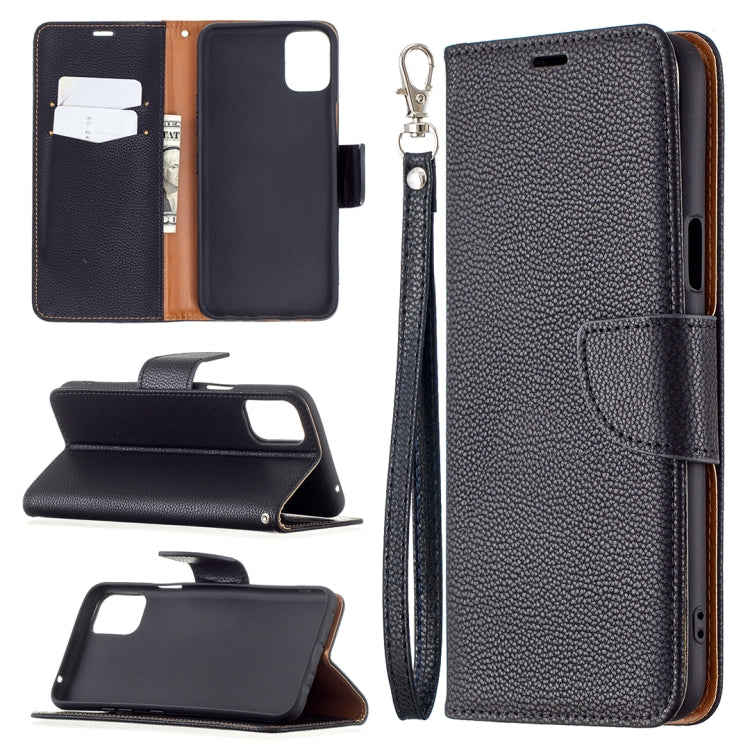 For LG K42 Litchi Texture Pure Color Horizontal Flip Leather Case with Holder & Card Slots & Wallet & Lanyard